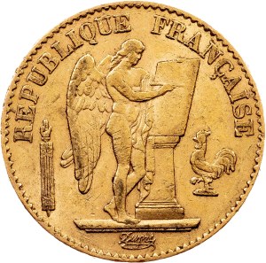 France, 20 Francs 1874, A, Paris