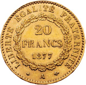 France, 20 Francs 1877, A, Paris