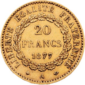 France, 20 Francs 1877, A, Paris