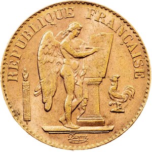 France, 20 Francs 1897, A, Paris