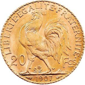 France, 20 Francs 1907, Paris