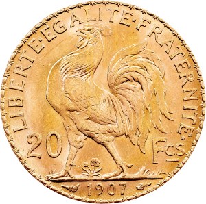 France, 20 Francs 1907, Paris
