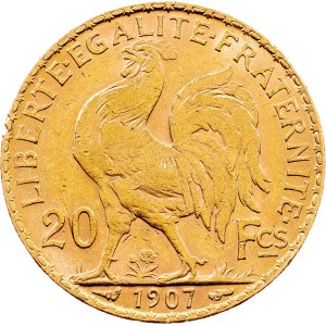 France, 20 Francs 1907, Paris