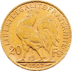 France, 20 Francs 1907, Paris