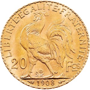 France, 20 Francs 1908, Paris