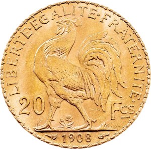 France, 20 Francs 1908, Paris