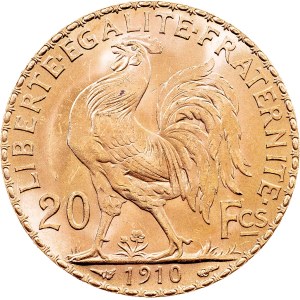 Frankreich, 20 Francs 1910, Paris