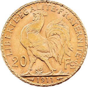 France, 20 Francs 1911, Paris