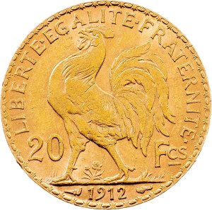 France, 20 Francs 1912, Paris