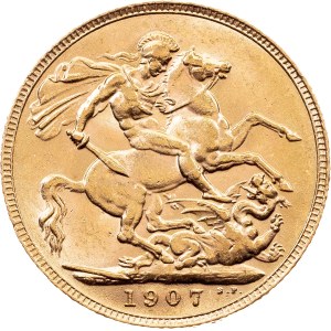 Veľká Británia, 1 Sovereign 1907, Londýn