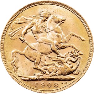 Great Britain, 1 Sovereign 1908, London