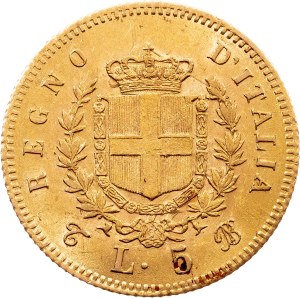 Italy, 5 Lire 1863, Turin