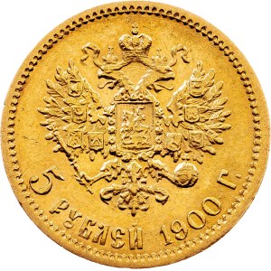 Russia, 5 Roubles 1900, ФЗ