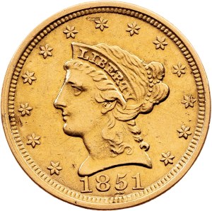 USA, 2 1/2 Dollars 1851, Philadelphia