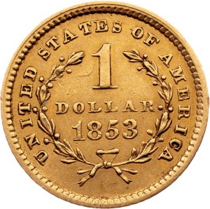 USA, 1 Dollar 1853, Philadelphia