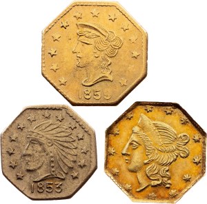 USA, Token 1853, 1856, 1859