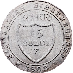 Franz I. (II.), 15 Soldi 1802, F, Hall