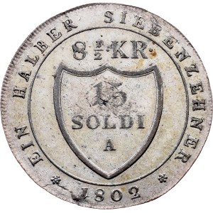Franz I. (II.), 15 soldi 1802, A, Vienna