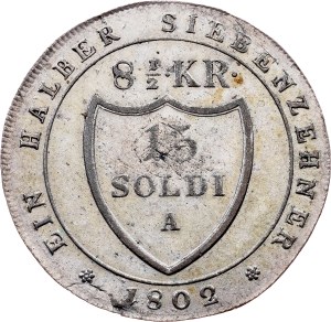 Franz I. (II.), 15 soldi 1802, A, Vienna