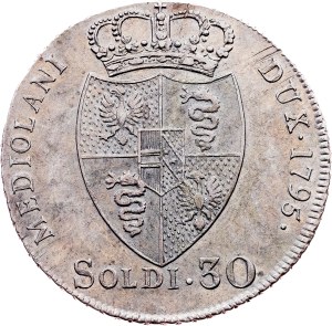 Franz I. (II.), 30 Soldi 1795, Milan