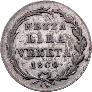 Franz I. (II.), 1/2 lira 1800, Venezia