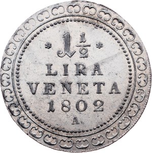 Franz I. (II.), 1,5 lira 1802, A, Vienna