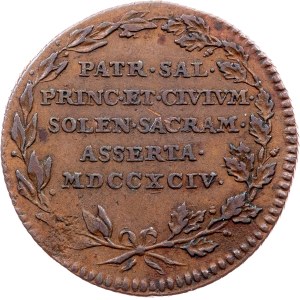 Franz I. (II.), Jeton 1794, Brussels