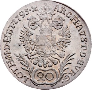 Franz I. (II.), 20 Kreuzer 1795, G, Nagybánya
