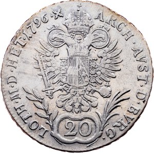 Franz I. (II.), 20 Kreuzer 1796, E, Karlsburg