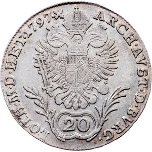 Franz I. (II.), 20 Kreuzer 1797, G, Nagybánya