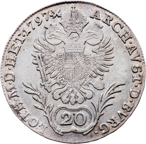 Franz I. (II.), 20 Kreuzer 1797, G, Nagybánya