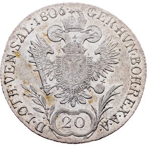 Franz I. (II.), 20 Kreuzer 1806, G, Nagybánya
