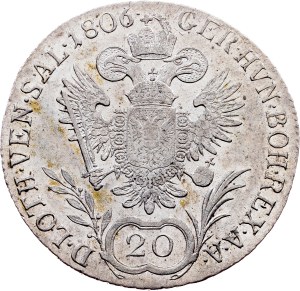 Franz I. (II.), 20 Kreuzer 1806, G, Nagybánya