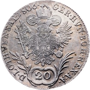 Franz I. (II.), 20 Kreuzer 1806, C, Prague