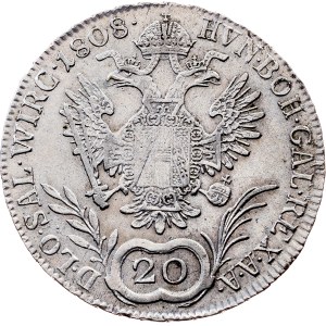 Franz I. (II.), 20 Kreuzer 1808, D, Salzburg
