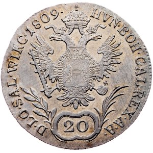 Franz I. (II.), 20 Kreuzer 1809, C, Prague
