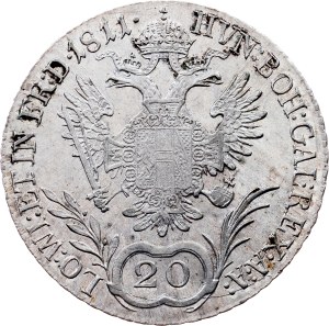 Franz I. (II.), 20 Kreuzer 1811, B, Kremnitz