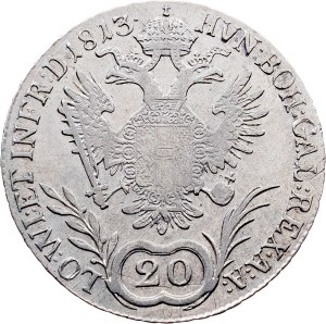 Franz I. (II.), 20 Kreuzer 1813, B, Kremnitz