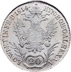 Franz I. (II.), 20 Kreuzer 1814, A, Vienna