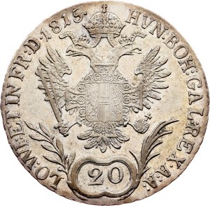 Franz I. (II.), 20 Kreuzer 1815, B, Kremnitz