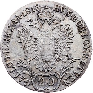 Franz I. (II.), 20 Kreuzer 1818, B, Kremnitz