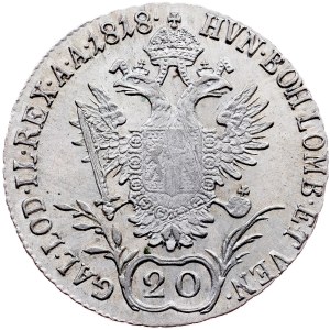 Franz I. (II.), 20 Kreuzer 1818, G, Nagybánya