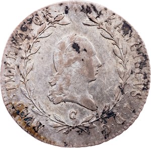 Franz I. (II.), 20 Kreuzer 1823, C, Prague