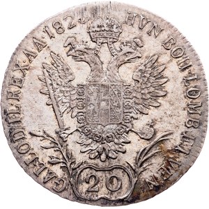 Franz I. (II.), 20 Kreuzer 1823, C, Prague