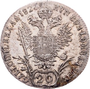 Franz I. (II.), 20 Kreuzer 1823, C, Prague