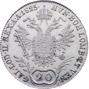 Franz I. (II.), 20 Kreuzer 1825, A, Vienna