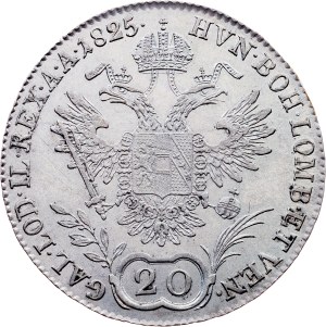 Franz I. (II.), 20 Kreuzer 1825, A, Vienna
