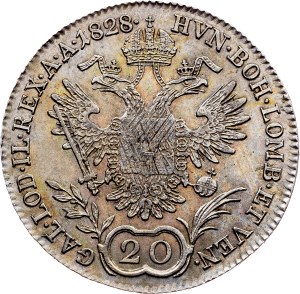 Franz I. (II.), 20 Kreuzer 1828, A, Vienna