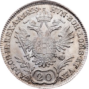 Franz I. (II.), 20 Kreuzer 1829, A, Vienna