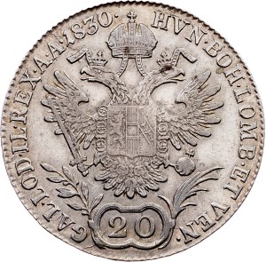 Franz I. (II.), 20 Kreuzer 1830, A, Vienna